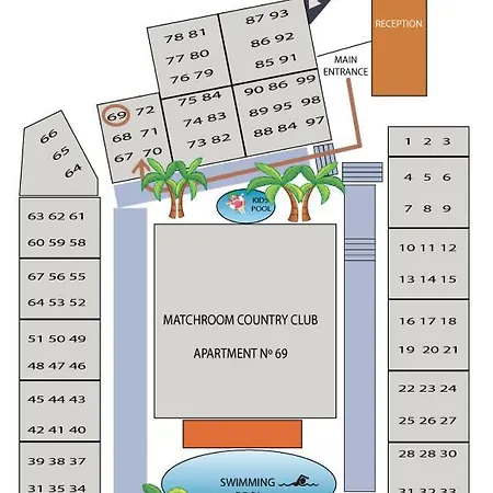 Matchroom 69. Matchroom Country Club. Otel